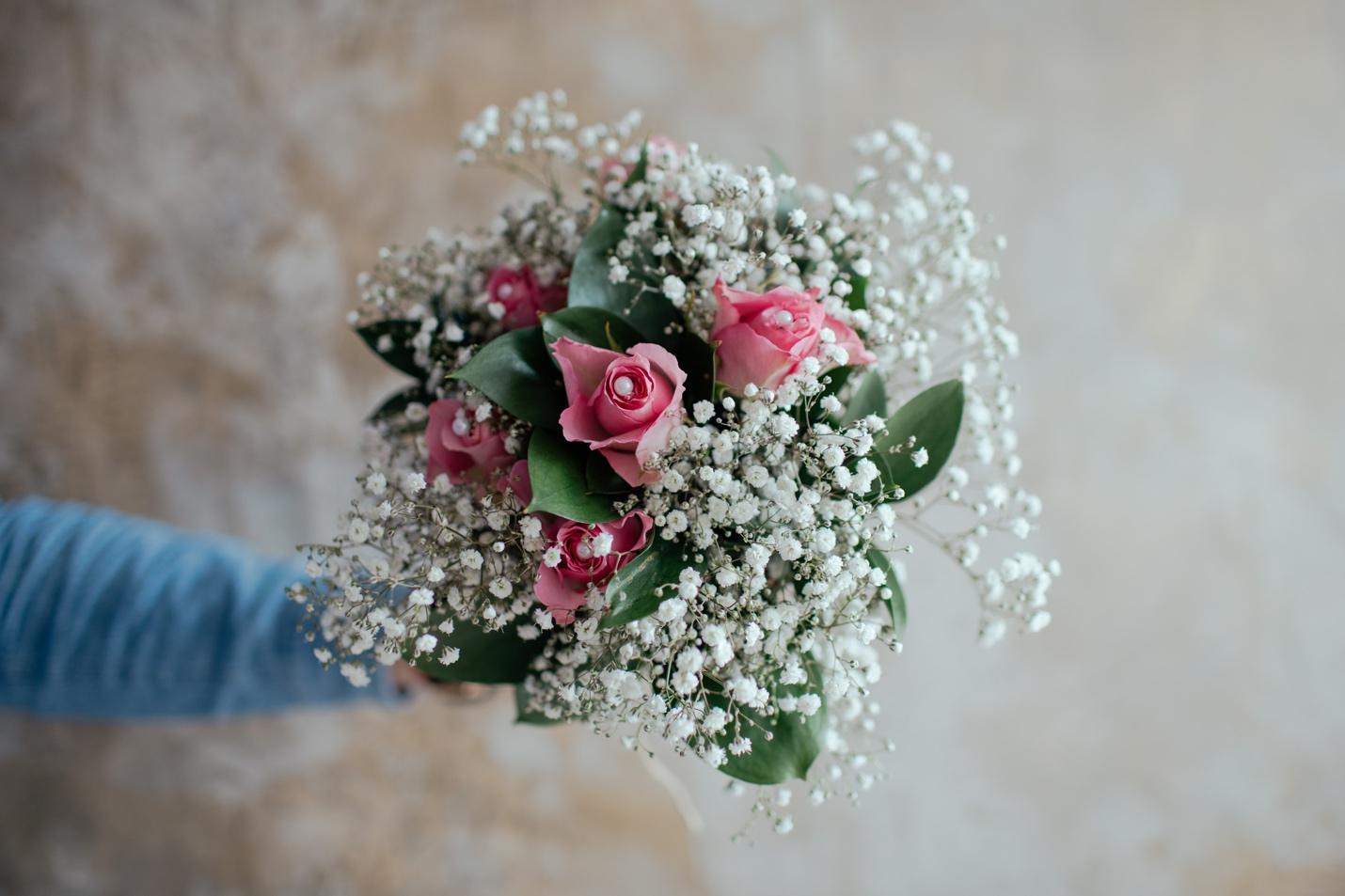 Bridal Bouquet with Baby’s Breath