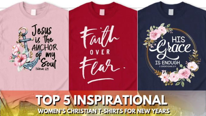 Women's Christian T-Shirts for New Years